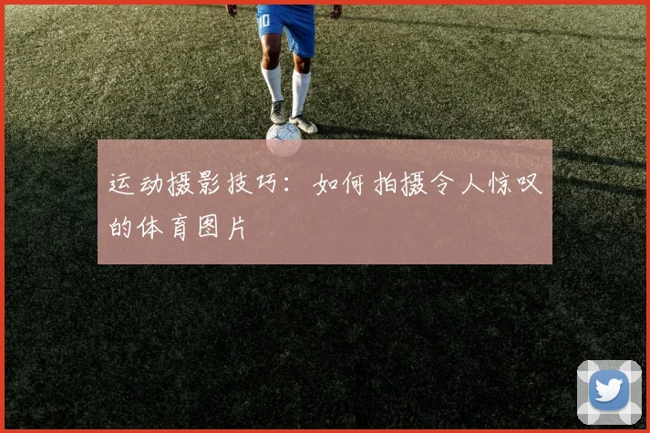 运动摄影技巧：如何拍摄令人惊叹的体育图片